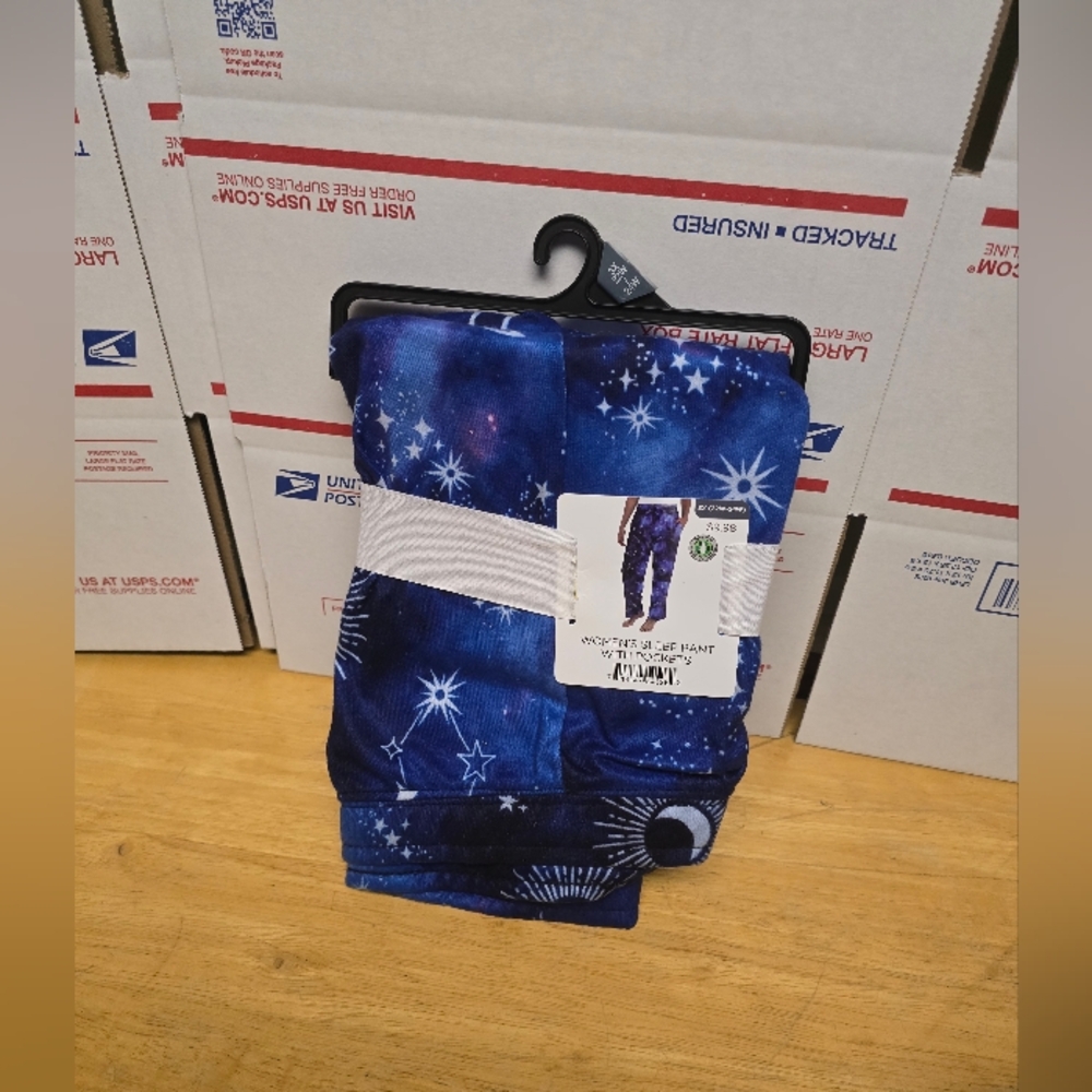 Blue Starry Night Leggings